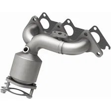 Rear 1995-2000 Chrysler Sebring 2.5L | 1995-2000 Dodge Avenger 2.5L HM Grade Federal / EPA Compliant Direct-Fit Manifold Catalytic Converter image 3