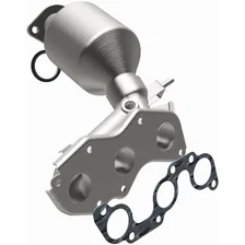 Rear 2012 Toyota Avalon 3.5L | 2012-2015 Toyota Venza 3.5L OEM Grade Federal / EPA Compliant Direct-Fit Manifold Catalytic Converter image 2