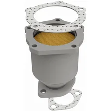 Front 1998-2001 Kia Sephia 1.8L | 2000-2001 Kia Spectra 1.8L OEM Grade Federal / EPA Compliant Direct-Fit Catalytic Converter image 4