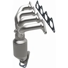 Front California Grade CARB Compliant Direct-Fit Manifold Catalytic Converter image 2
