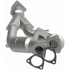 Front 2004-2006 Porsche Cayenne 3.2L | 2004-2006 Volkswagen Touareg 3.2L OEM Grade Federal / EPA Compliant Direct-Fit Catalytic Converter image 4