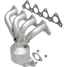 Front 2001-2005 Hyundai Accent 1.6L California Grade CARB Compliant Direct-Fit Manifold Catalytic Converter image 1