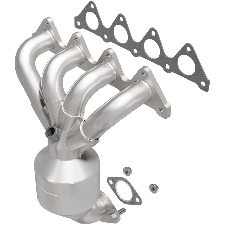 Front 2001-2005 Hyundai Accent 1.6L California Grade CARB Compliant Direct-Fit Manifold Catalytic Converter