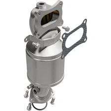 Front 2008-2014 Honda Accord 3.5L California Grade CARB Compliant Direct-Fit Manifold Catalytic Converter image 1