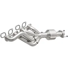 Left OEM Grade Federal / EPA Compliant Direct-Fit Manifold Catalytic Converter for BMW image 1