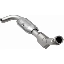 Left 1999-2000 Ford F-150 4.2L California Grade CARB Compliant Direct-Fit Catalytic Converter image 2