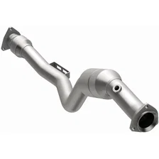 Front Right 2005 Volkswagen Phaeton 4.2L California Grade CARB Compliant Direct-Fit Catalytic Converter image 2
