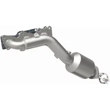 Left 2009-2011 Hyundai Genesis 3.8L | 2013-2016 Hyundai Genesis Coupe 3.8L OEM Grade Federal / EPA Compliant Direct-Fit Manifold Catalytic Converter image 3