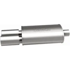 Street 5 X 8in. Oval Straight-Through Performance Exhaust Muffler image 4