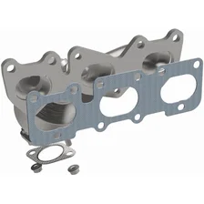 Rear 2007-2009 Hyundai Santa Fe 3.3L California Grade CARB Compliant Direct-Fit Manifold Catalytic Converter image 4