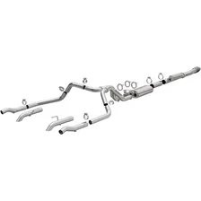 ® 2024-2026 Chevrolet Silverado 1500 ZR2 6.2L | 2024-2026 GMC Sierra 1500 AT4X 6.2L Overland Series™ Cat-Back Performance Exhaust System image 1
