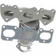 Rear 2016-2017 Kia Sorento 3.3L | 2013-2017 Hyundai Santa Fe 3.3L California Grade CARB Compliant Direct-Fit Manifold Catalytic Converter image 5