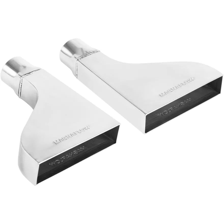 2 X 8in. Rectangle Polished Exhaust Tip