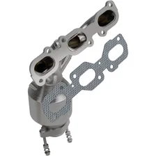 Front Left 2010-2012 Ford Escape 3.0L | 2010-2011 Mercury Mariner 3.0L California Grade CARB Compliant Direct-Fit Manifold Catalytic Converter image 1
