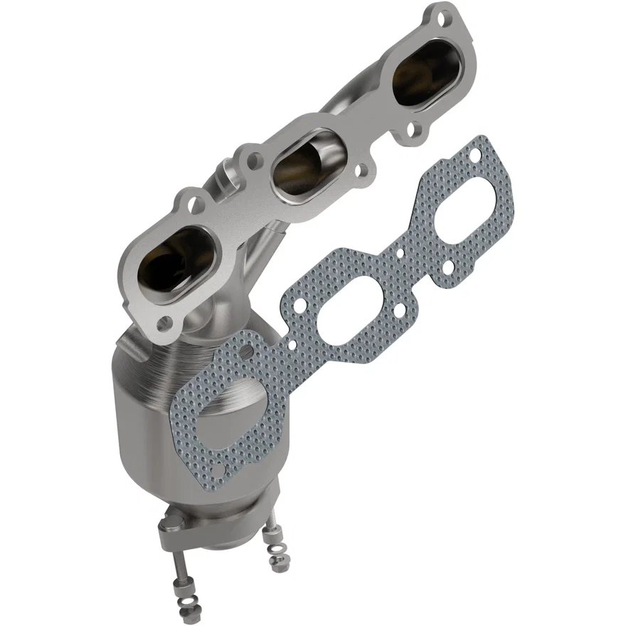 Front Left 2010-2012 Ford Escape 3.0L | 2010-2011 Mercury Mariner 3.0L California Grade CARB Compliant Direct-Fit Manifold Catalytic Converter