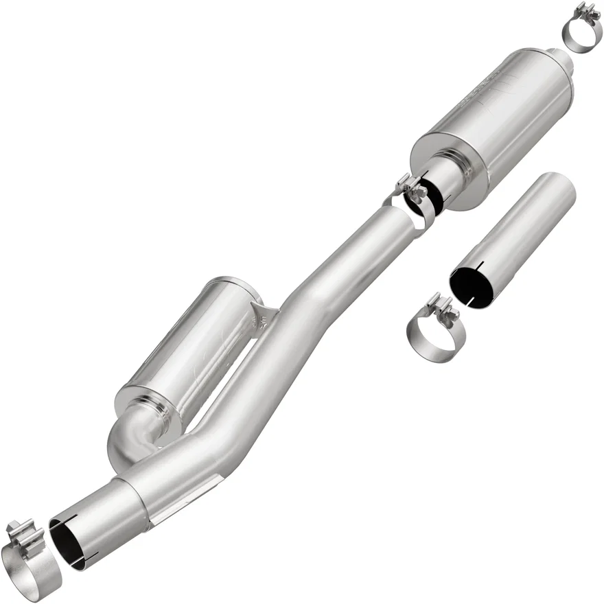 D-Fit Series Performance Exhaust Muffler Replacement Kit Direct-Fit with Muffler