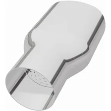 3.25 X 4.75in. Oval Polished Exhaust Tip image 3