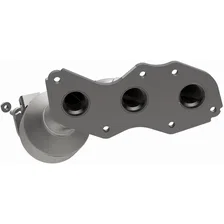 Rear 2006-2012 Toyota RAV4 3.5L California Grade CARB Compliant Direct-Fit Manifold Catalytic Converter image 2