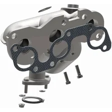 Rear 2002-2003 Lexus ES300 3.0L | 2002-2003 Toyota Camry 3.0L California Grade CARB Compliant Direct-Fit Manifold Catalytic Converter image 2