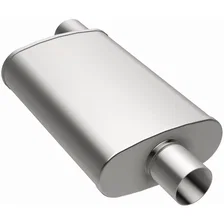 4 X 9in. Oval Straight-Through Performance Exhaust Muffler image 2