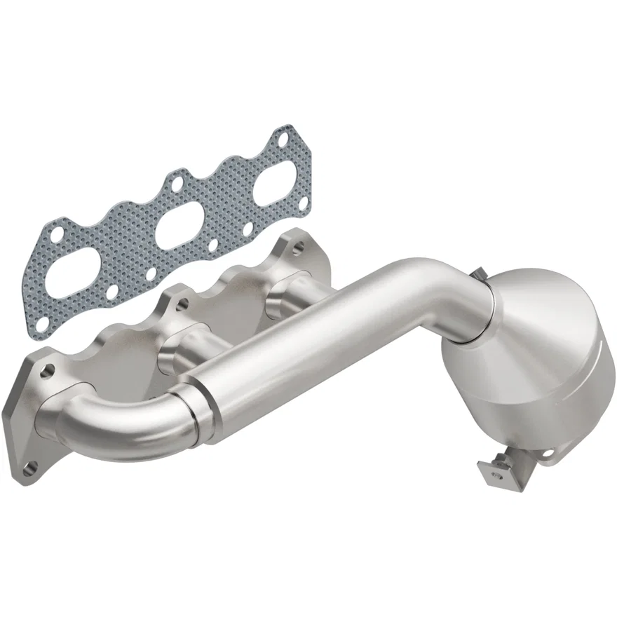 Left California Grade CARB Compliant Direct-Fit Manifold Catalytic Converter