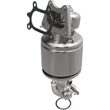 Rear California Grade CARB Compliant Direct-Fit Manifold Catalytic Converter image 1