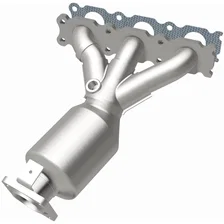 Left 2007-2010 Volvo XC90 3.2L OEM Grade Federal / EPA Compliant Direct-Fit Manifold Catalytic Converter image 3