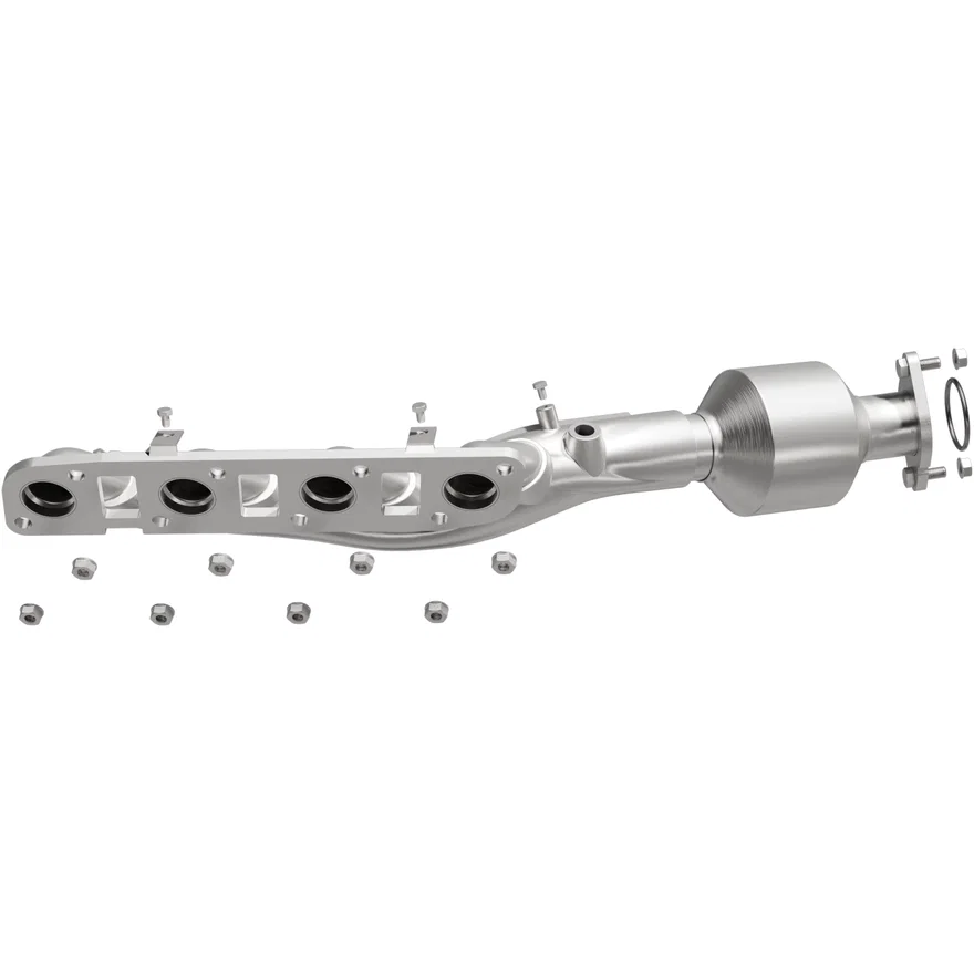 Left OEM Grade Federal / EPA Compliant Direct-Fit Manifold Catalytic Converter