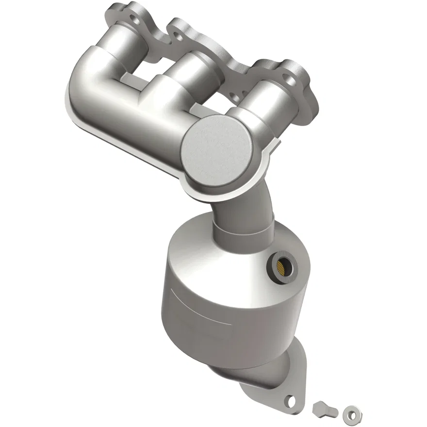Front OEM Grade Federal / EPA Compliant Direct-Fit Manifold Catalytic Converter