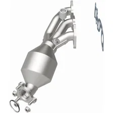 Left 2001-2002 Nissan Frontier 3.3L California Grade CARB Compliant Direct-Fit Manifold Catalytic Converter image 2