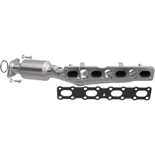Left California Grade CARB Compliant Direct-Fit Manifold Catalytic Converter image 1