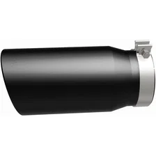 6in. Round Black Coated Exhaust Tip image 4