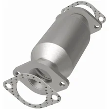 Rear 2010-2012 Hyundai Genesis Coupe 2.0L California Grade CARB Compliant Direct-Fit Catalytic Converter image 3