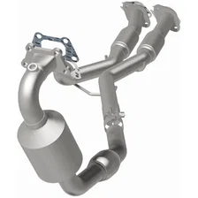 Front 2012-2016 Cadillac SRX 3.6L California Grade CARB Compliant Direct-Fit Manifold Catalytic Converter image 3