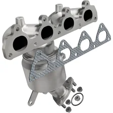 1996-2000 Honda Civic 1.6L | 1996-1997 Honda Civic del Sol S 1.6L HM Grade Federal / EPA Compliant Direct-Fit Manifold Catalytic Converter image 1