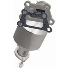 Rear California Grade CARB Compliant Direct-Fit Manifold Catalytic Converter image 4