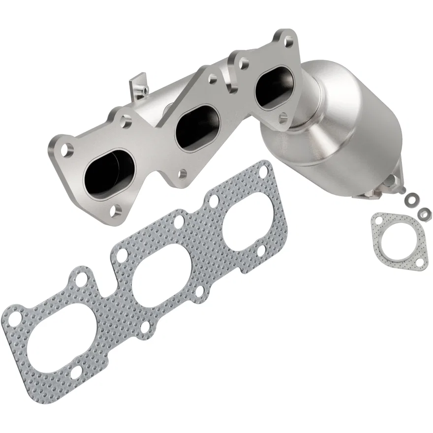 Right 2010-2012 Hyundai Genesis Coupe 3.8L OEM Grade Federal / EPA Compliant Direct-Fit Manifold Catalytic Converter