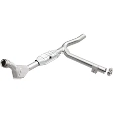 Right 1999-2000 Ford F-150 4.2L California Grade CARB Compliant Direct-Fit Catalytic Converter image 1