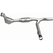 Right 1999-2000 Ford F-150 4.6L California Grade CARB Compliant Direct-Fit Catalytic Converter image 4