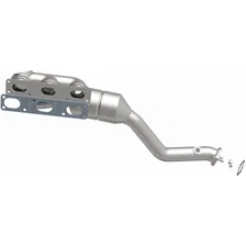 Front 1999-2000 BMW 528i 2.8L California Grade CARB Compliant Direct-Fit Manifold Catalytic Converter image 4