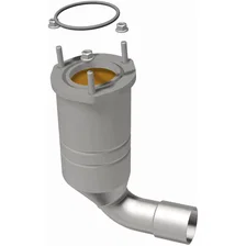 Front 2002-2003 Jaguar X-Type 2.5L | 2002-2003 Jaguar X-Type 3.0L OEM Grade Federal / EPA Compliant Direct-Fit Catalytic Converter image 3