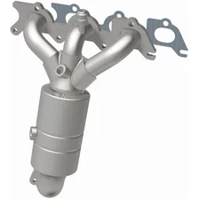 Rear 2007-2010 Chrysler Sebring 2.7L | 2008-2010 Dodge Avenger 2.7L OEM Grade Federal / EPA Compliant Direct-Fit Manifold Catalytic Converter image 3