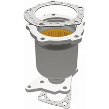 Front HM Grade Federal / EPA Compliant Direct-Fit Catalytic Converter for Mazda image 2