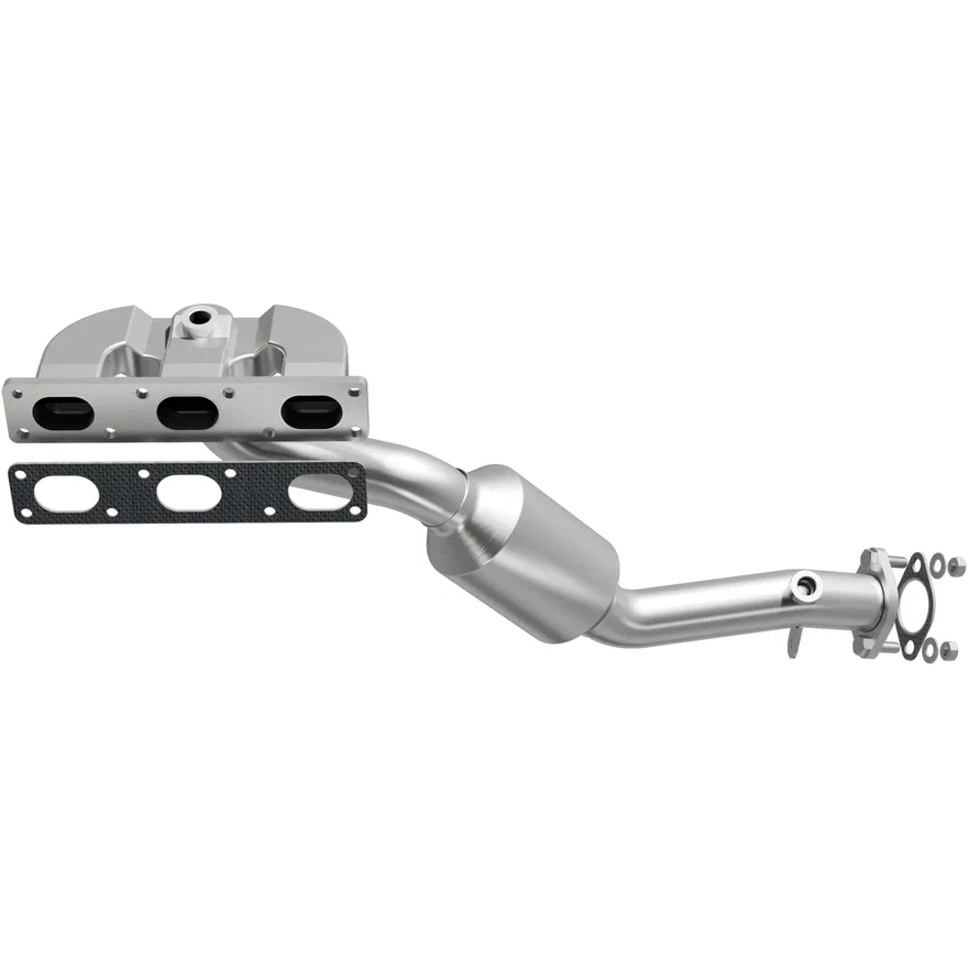 Front OEM Grade Federal / EPA Compliant Direct-Fit Manifold Catalytic Converter for BMW