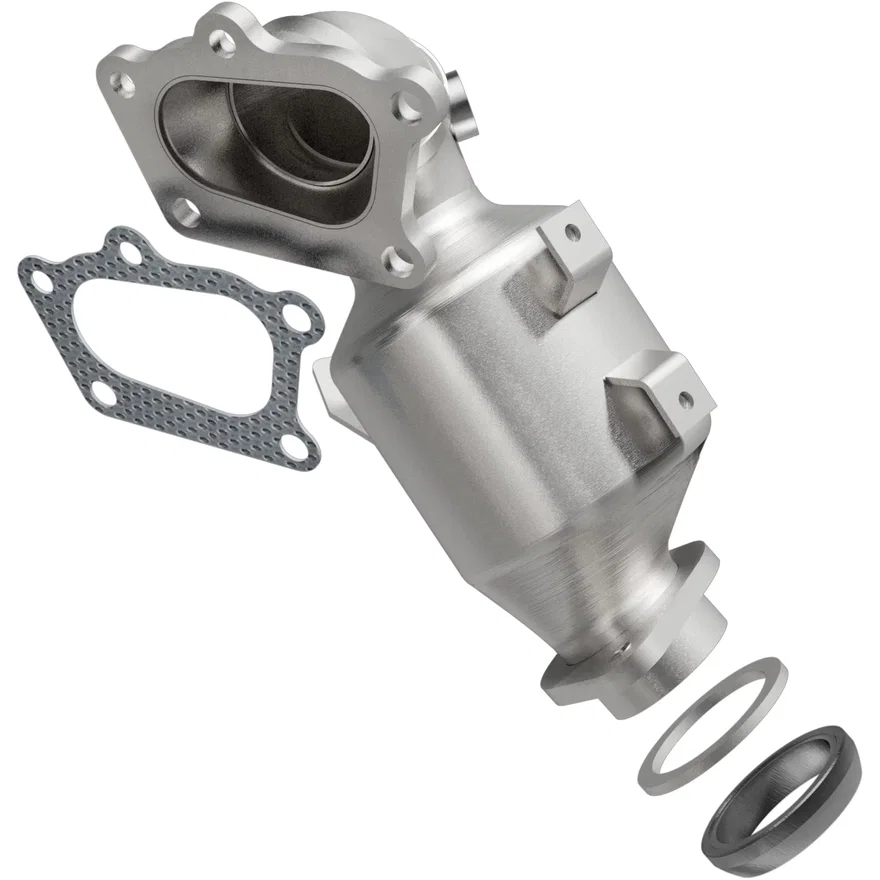 Front 2006-2007 Mazda 6 2.3L | 2007-2012 Mazda CX-7 2.3L OEM Grade Federal / EPA Compliant Direct-Fit Manifold Catalytic Converter