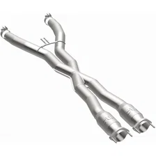 Rear 2014-2019 Chevrolet Corvette 6.2L Metallic Grade Federal / EPA Compliant Direct-Fit Catalytic Converter image 2
