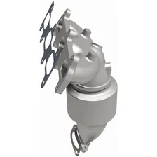 Front OEM Grade Federal / EPA Compliant Direct-Fit Manifold Catalytic Converter image 4