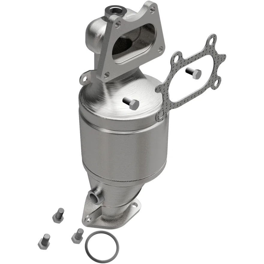 Front HM Grade Federal / EPA Compliant Direct-Fit Manifold Catalytic Converter