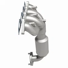 Front 2001-2002 Hyundai Elantra 2.0L | 2003-2006 Hyundai Tiburon 2.0L California Grade CARB Compliant Direct-Fit Manifold Catalytic Converter image 4