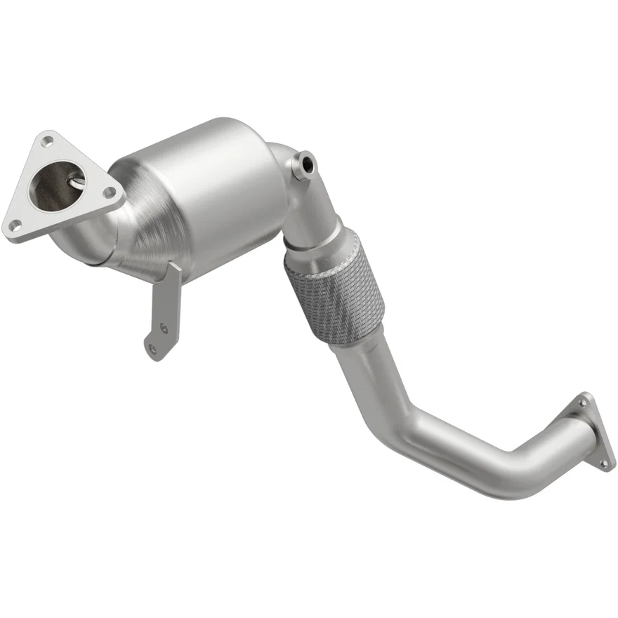 Front Right 2007-2008 Audi Q7 3.6L | 2007 Volkswagen Touareg 3.6L California Grade CARB Compliant Direct-Fit Catalytic Converter